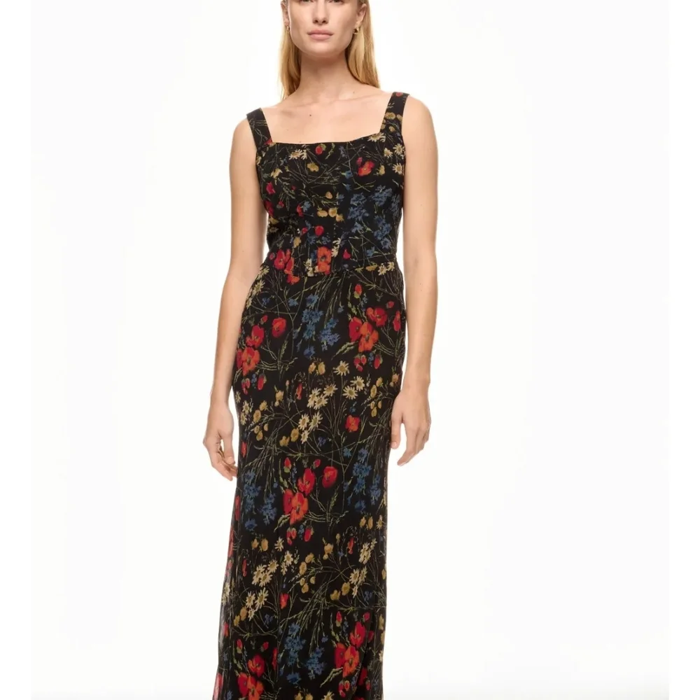 Polo by Ralph Lauren Black Floral Maxi Dress - Picture 1 of 7